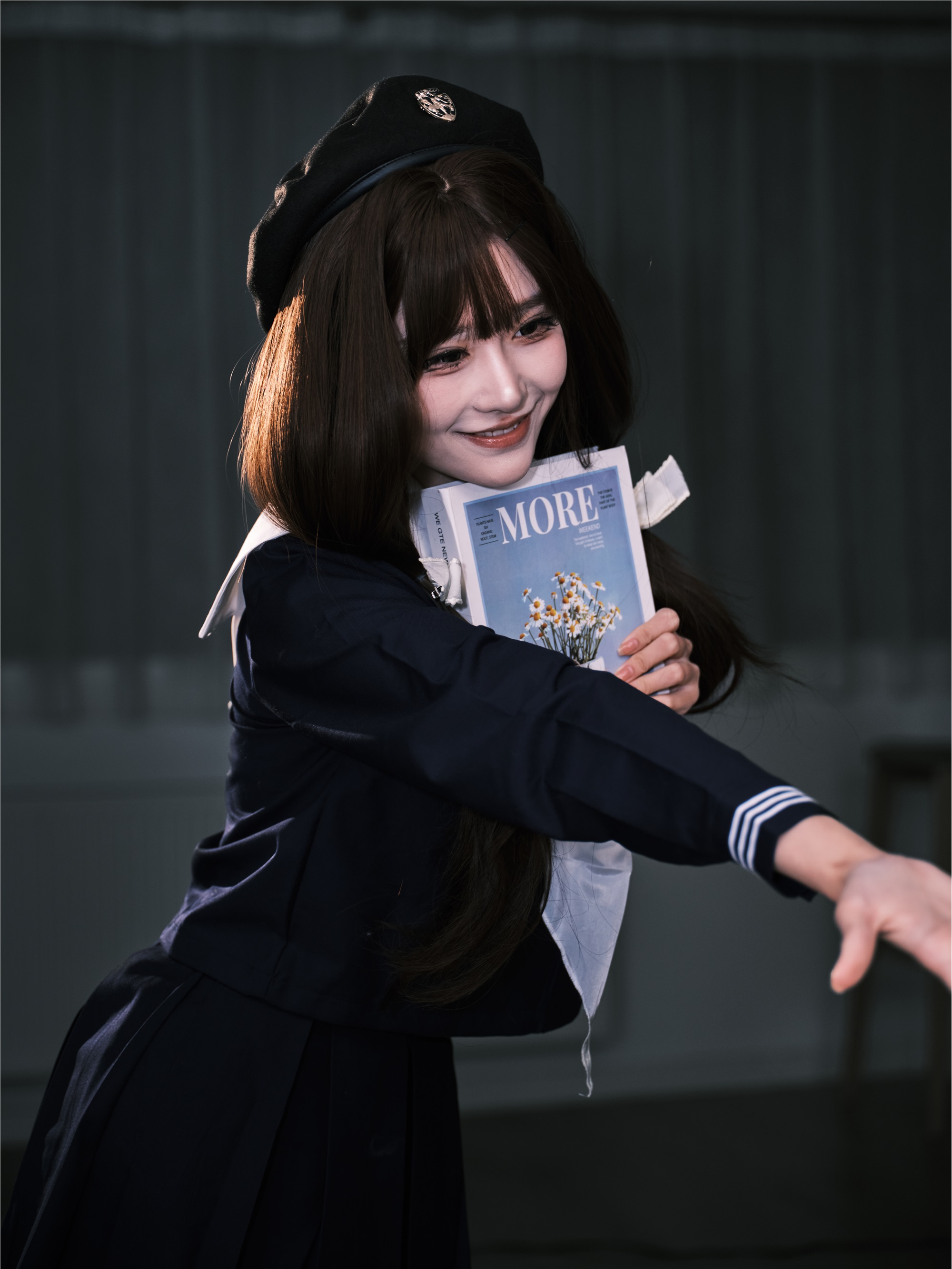 YITUYU艺图语 2025.02.02 女水手的假日 深蓝白丝版 孟程程